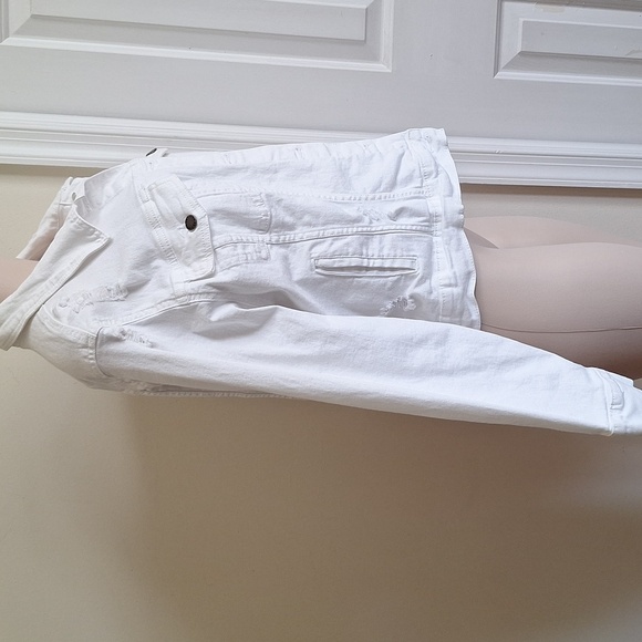 Red Star White Denim Jacket Size Large - Picture 9 of 11